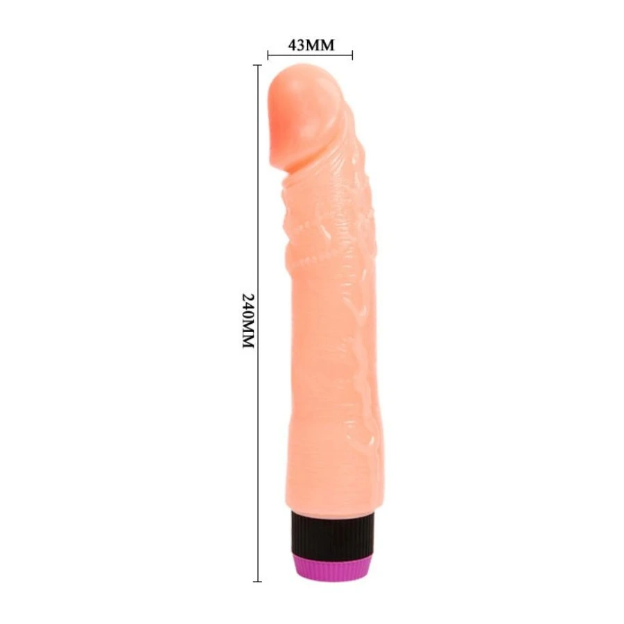 BAILE - VIBRATEUR NATUREL FLEXIBLE RÉALISTE 24 CM